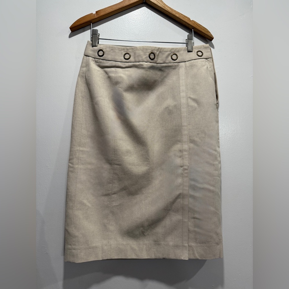 J. Crew Light Tan Pencil Skirt